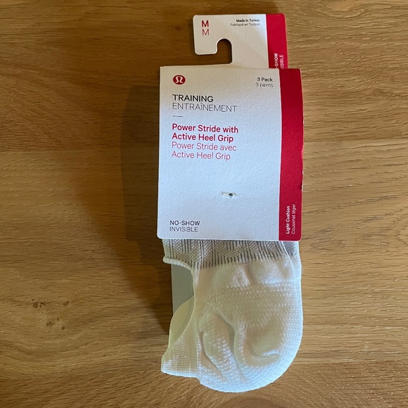 Lululemon Women's Power Stride No-Show Socks with Active Grip 3 Pack - Picture 1 of 3